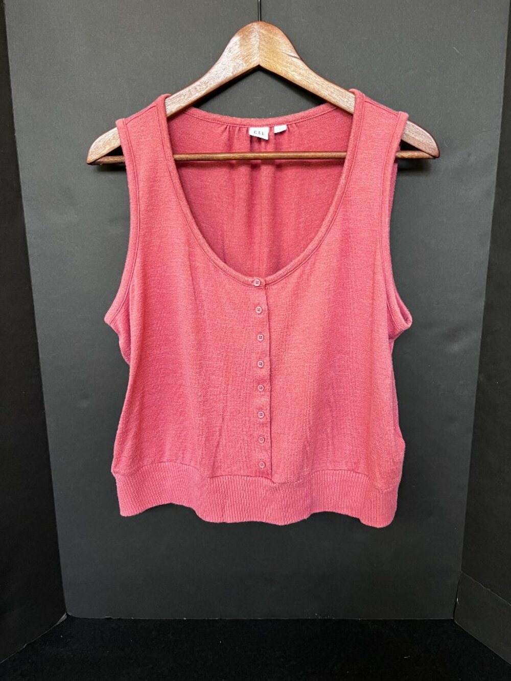 Gap Softspun Sweater Tank - EUC - Pink - Sz L